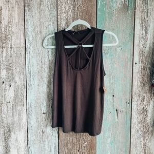 NWT West Coast Love Tank Top Gray Small